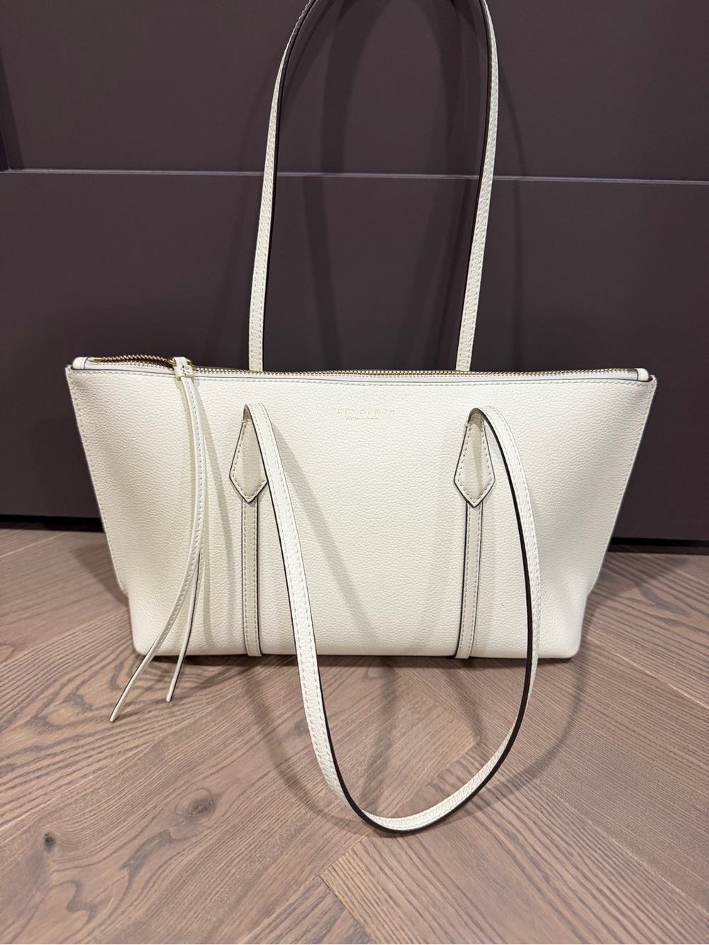 Tory Burch White Leather Bag
